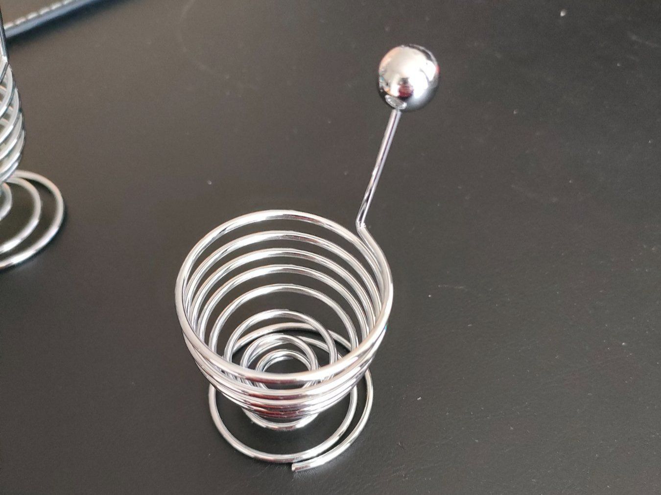 Altre Stoviglie: 4 Spiral Eierbecher Edelstahl – Usato da Wiesendangen venduto da s_er 2