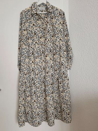 Blumenkleid lang, Abendkleid,Gr. M, ADPT, A-Linie