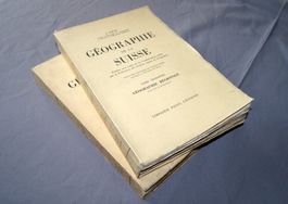 Géographie de la Suisse J. Früh (Tome II et III)