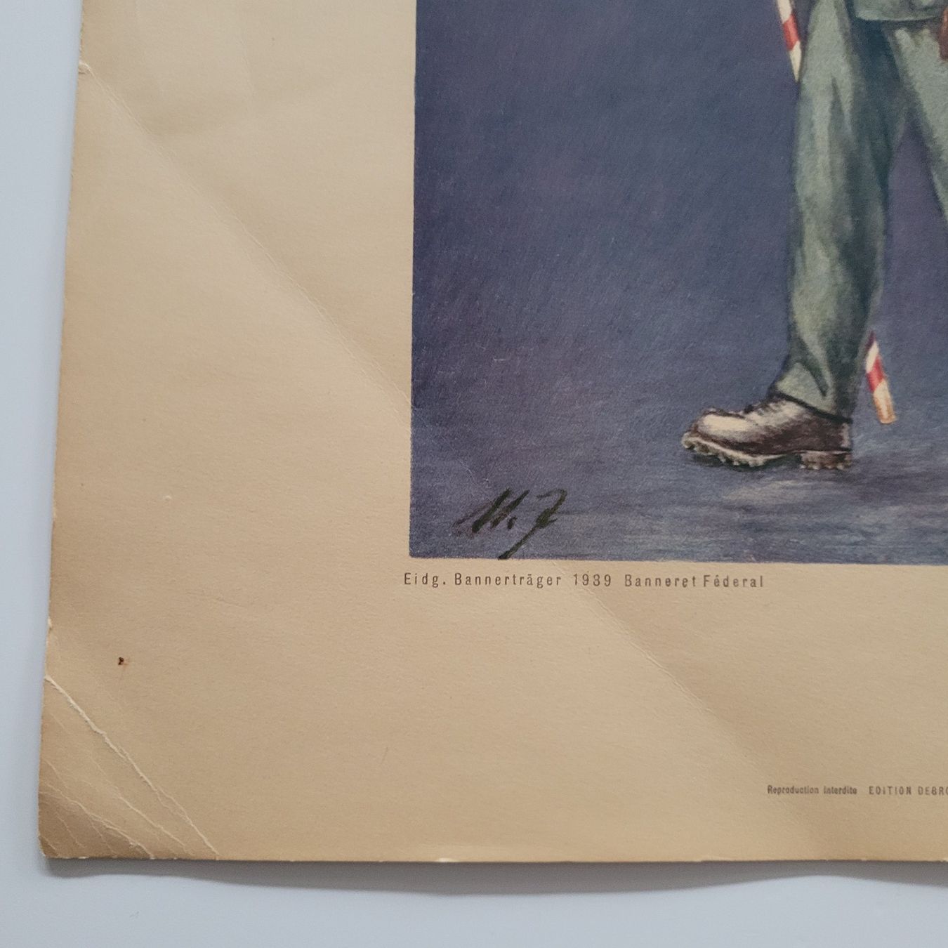 Poster & Bilder: Eidg. Bannerträger 1852/1912/1939 - Moritz Jacobson – Gebraucht aus Unterstammheim von Dolosprint80 9