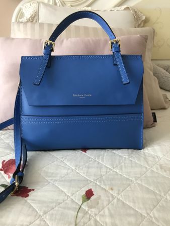 Pelletteria Veneta Tasche lila-blau