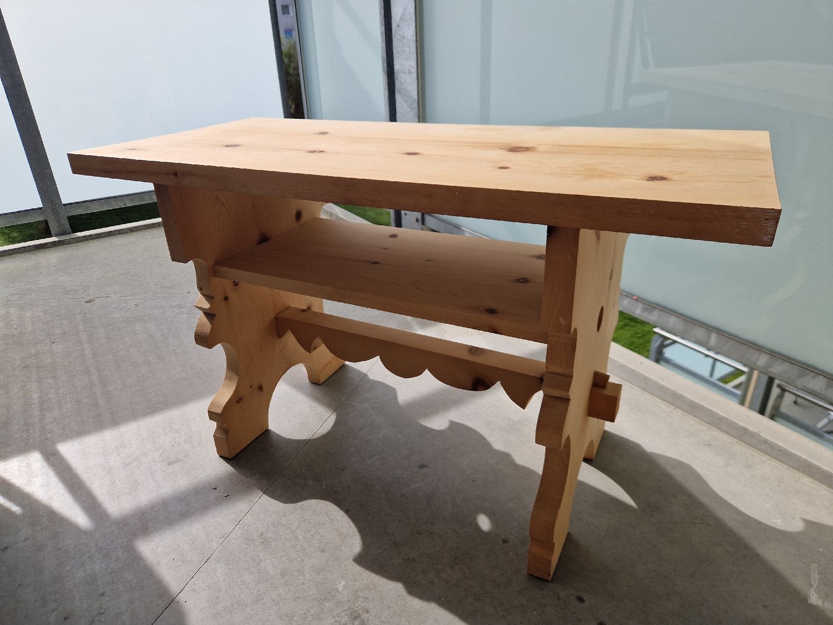 Tavoli: Rustikaler Holz Schemel oder Beistelltisch – Usato da Wittenbach venduto da laramarighetto 2
