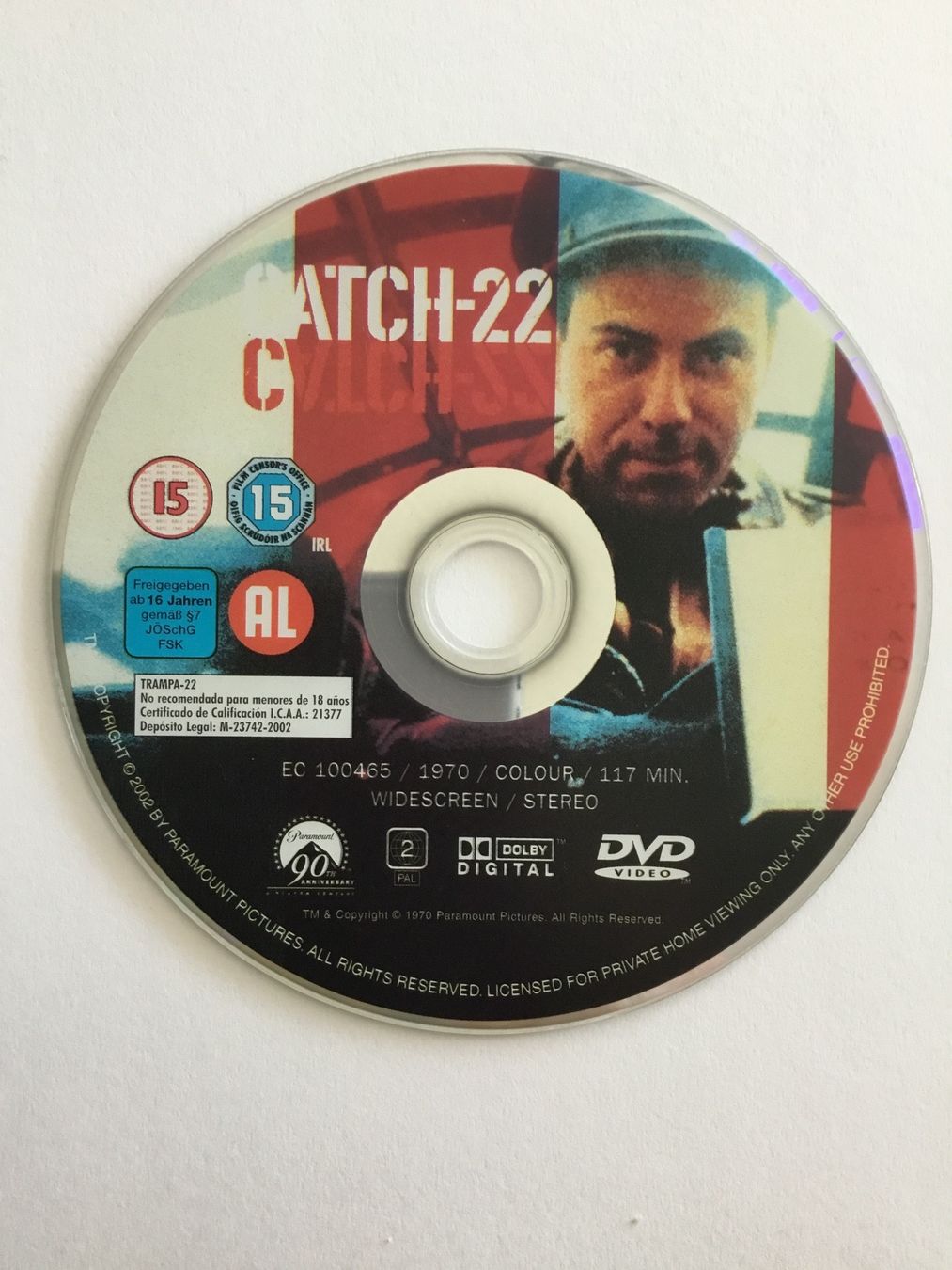 Tutti i DVDs: Catch-22- Dvd nur Disc ohne Cover selten – Nuovo (secondo la descrizione) da Blauen venduto da sternchen66