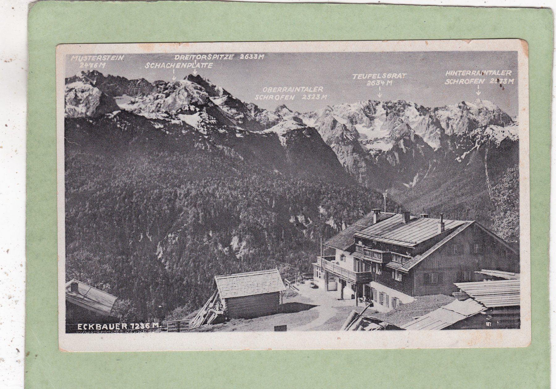 Ansichtskarten: Deutschland Berggasthof Eckbauer – Gebraucht aus Herisau von Lisegrat2008