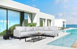 Easy Lounge Sunbrella hellgrau neu u origin'verpackt outdoor