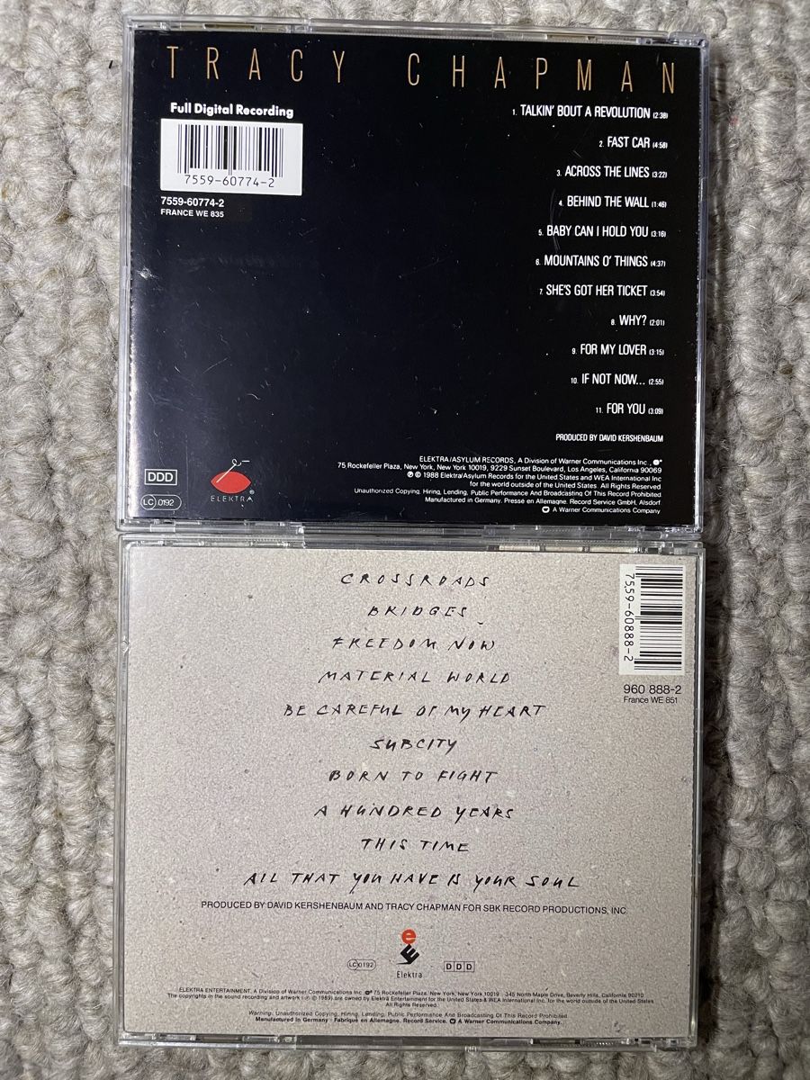 CDs: 2x Tracy Chapman – Gebraucht aus Reinach AG von trigger7811 1