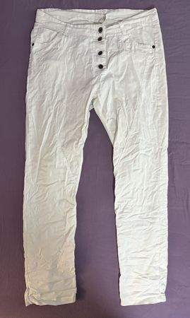 Weisse Sommerhose, Grösse XL, aus Italien!