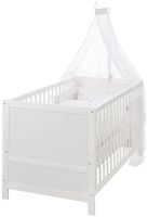 NEU ! Babybett weiss inkl. Lattenrost & Matratze