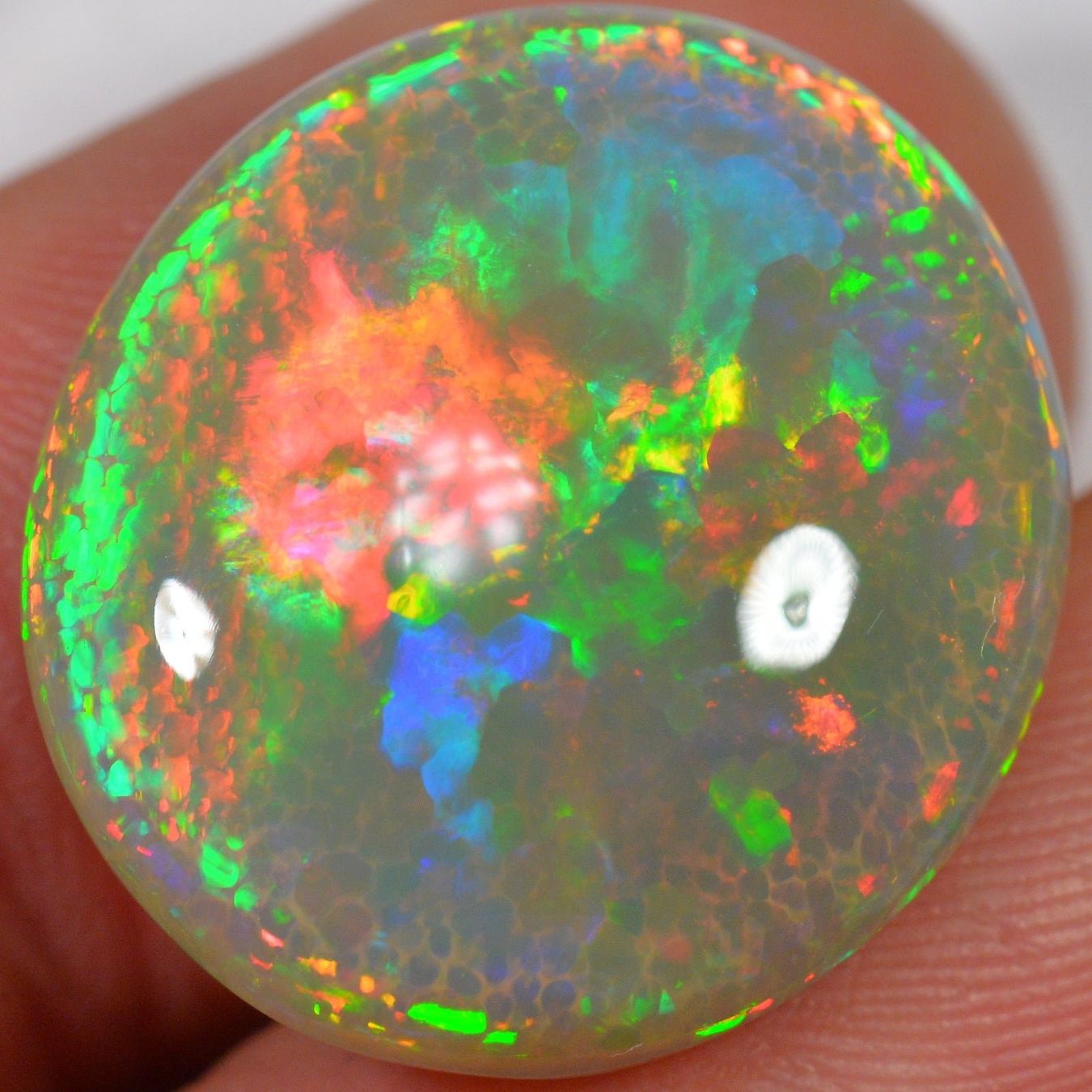 Edelsteine: 19.1 Karat - Exquisite Dunkler Äthiopischer Welo Opal – Neu (gemäss Beschreibung) aus Rüti ZH von DeinOpal 3
