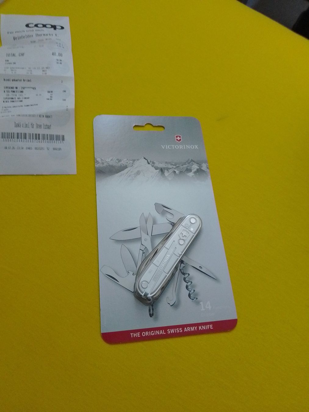 Victorinox Coltelli tascabile: Victorinox Taschenmesser – Nuovo e nell'imballaggio originale da Weinfelden venduto da PaterPio1968
