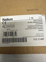 10 X LEUCHTSTOFFLAMPE RADIUM RALUX DUO / E18W/840