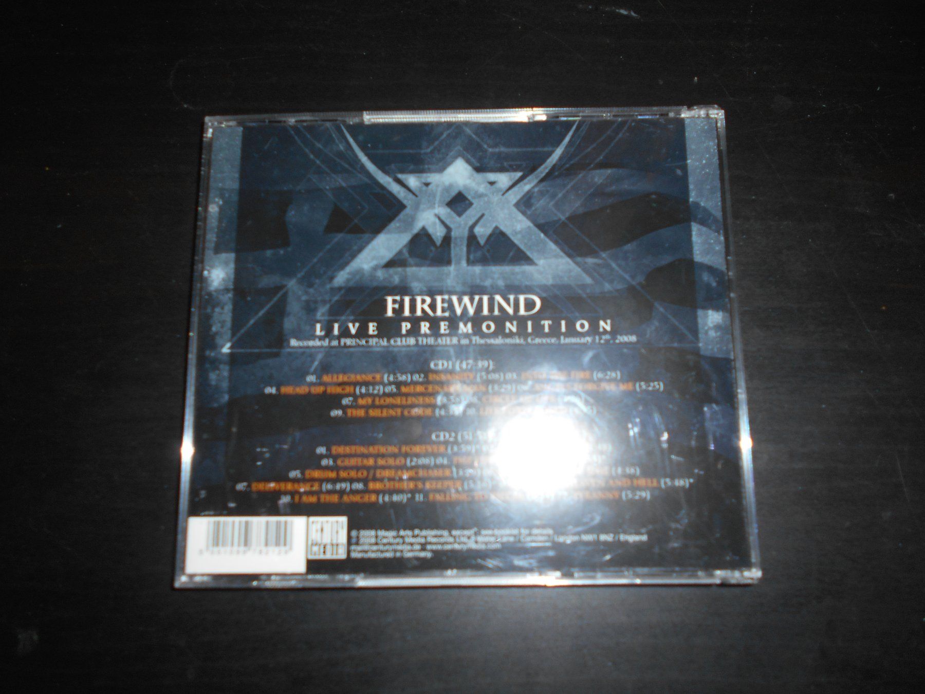 CDs: Firewind – Live Premonition / 2 CDs / 2008 – D'occasion à Aarberg par witchhunter01 1