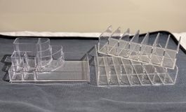 Kosmetik Organizer Set Acryl transparent