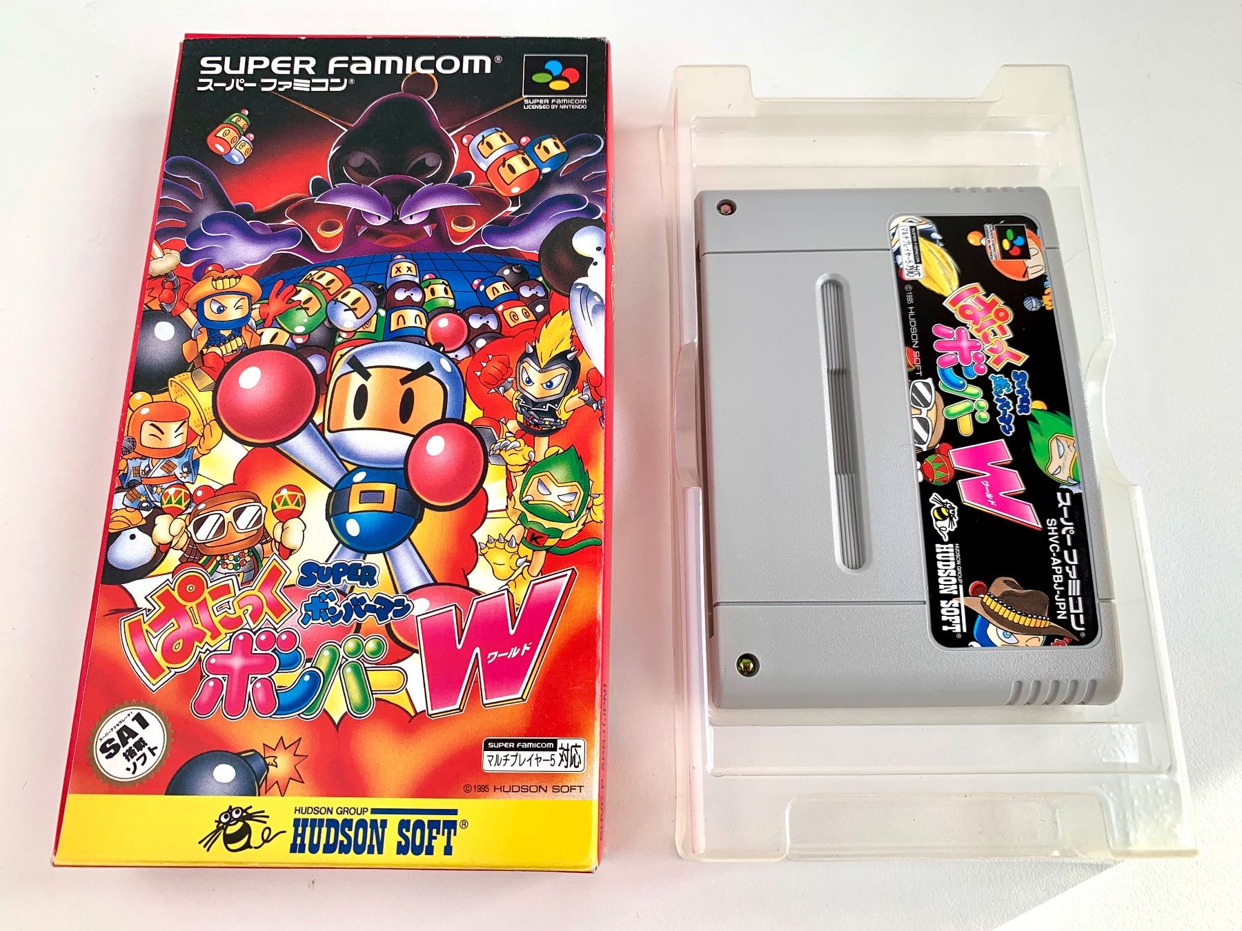 Nintendo Jeux: Super Famicom: Super Bomberman W (OVP) – D'occasion à Kaiseraugst par Marsupower 1