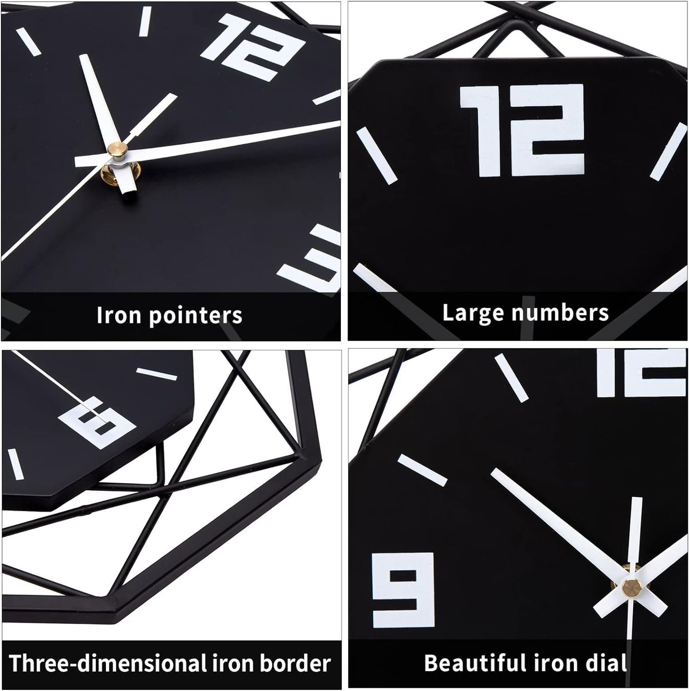 Orologi da terra & Orologi da parete: Wanduhr Ohne Tickgeräusche   30x30cm – Nuovo e nell'imballaggio originale da Nuglar venduto da SaleRitter 2