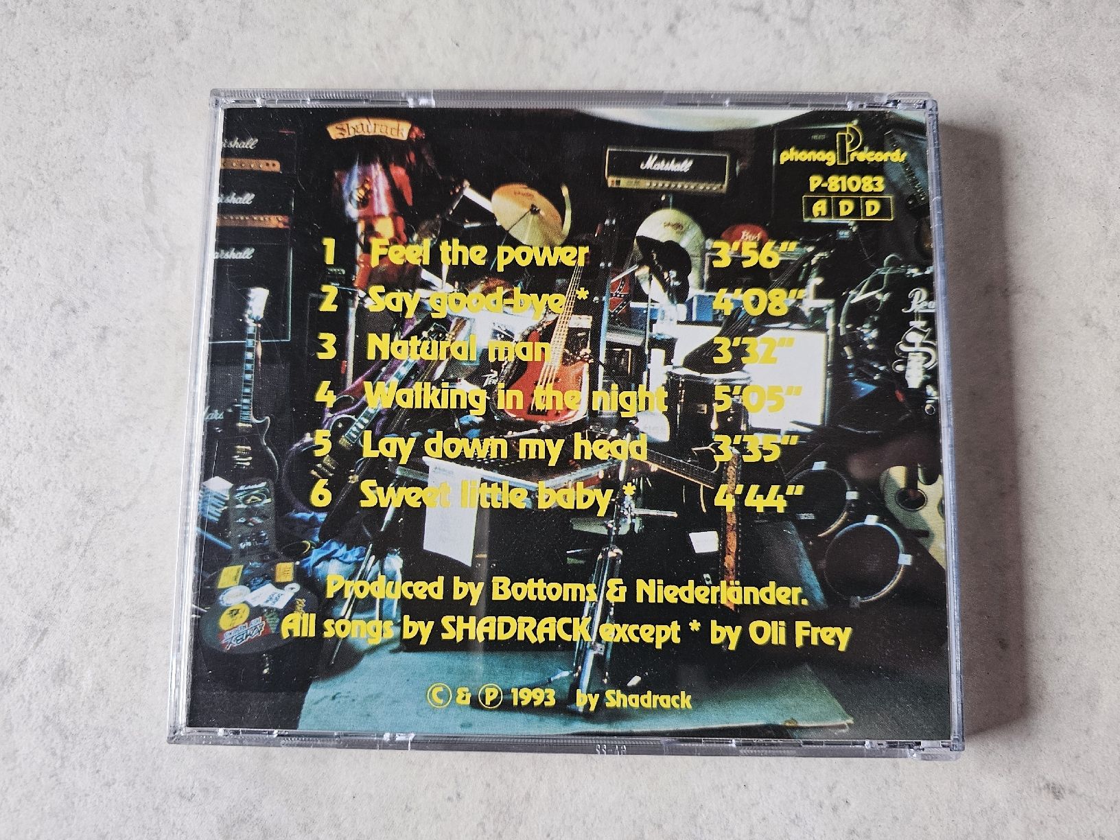 CD: Shadrack  -  Feel The Power  (Selten) – Usato da Schneisingen venduto da backstore24 1