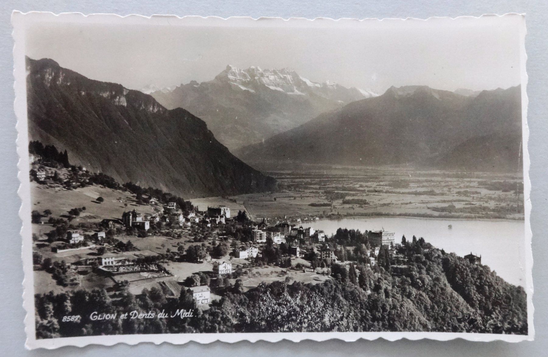 Ansichtskarten: Glion et Dents du Midi – Gebraucht aus Fétigny von Billy2miny