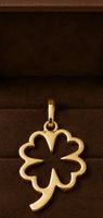 Kleeblatt aus 333 gold