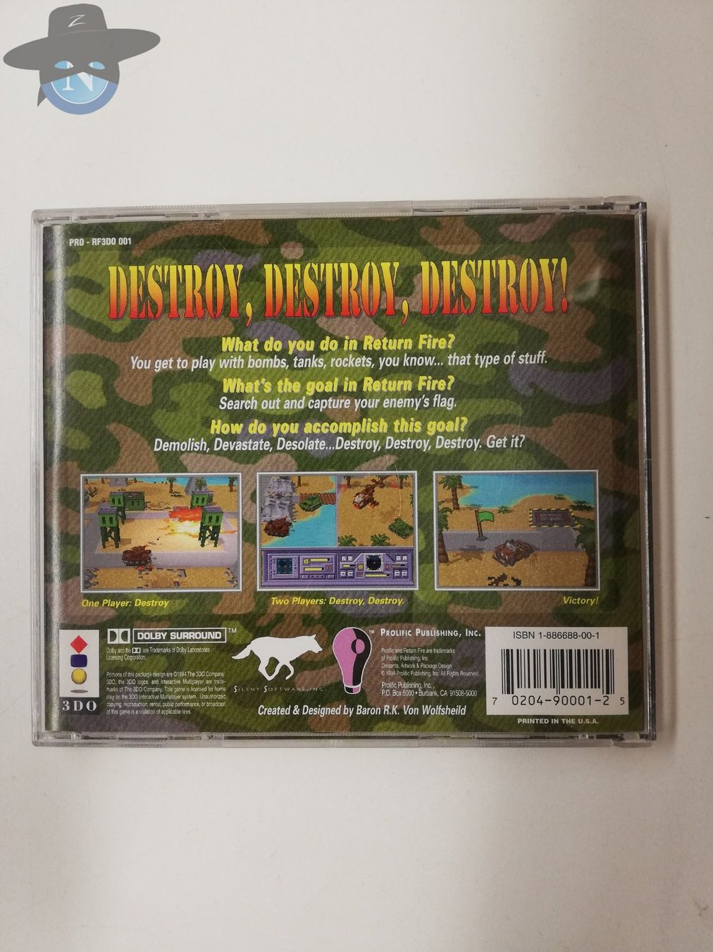 Spiele: Return Fire / Panasonic 3DO – Gebraucht aus St. Gallen von zorro_dc 1
