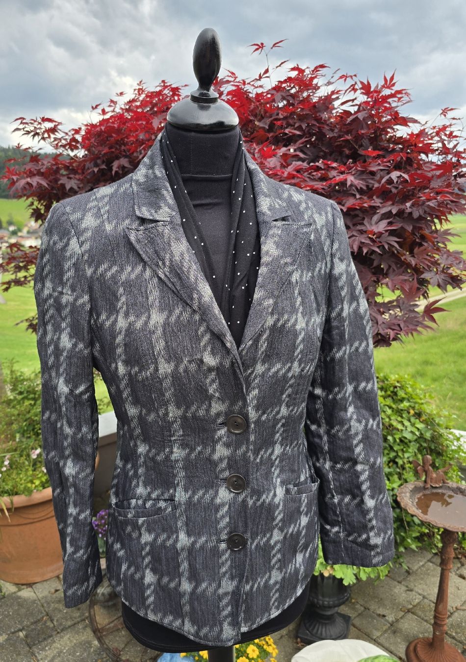 Giacche: Schicker Blazer im Hahnentrittmuster, Gr. 36 – Usato da Walkringen venduto da Vanuca
