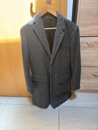 Manteau homme Alcott & Co. gris chevrons Taille XS Neuf