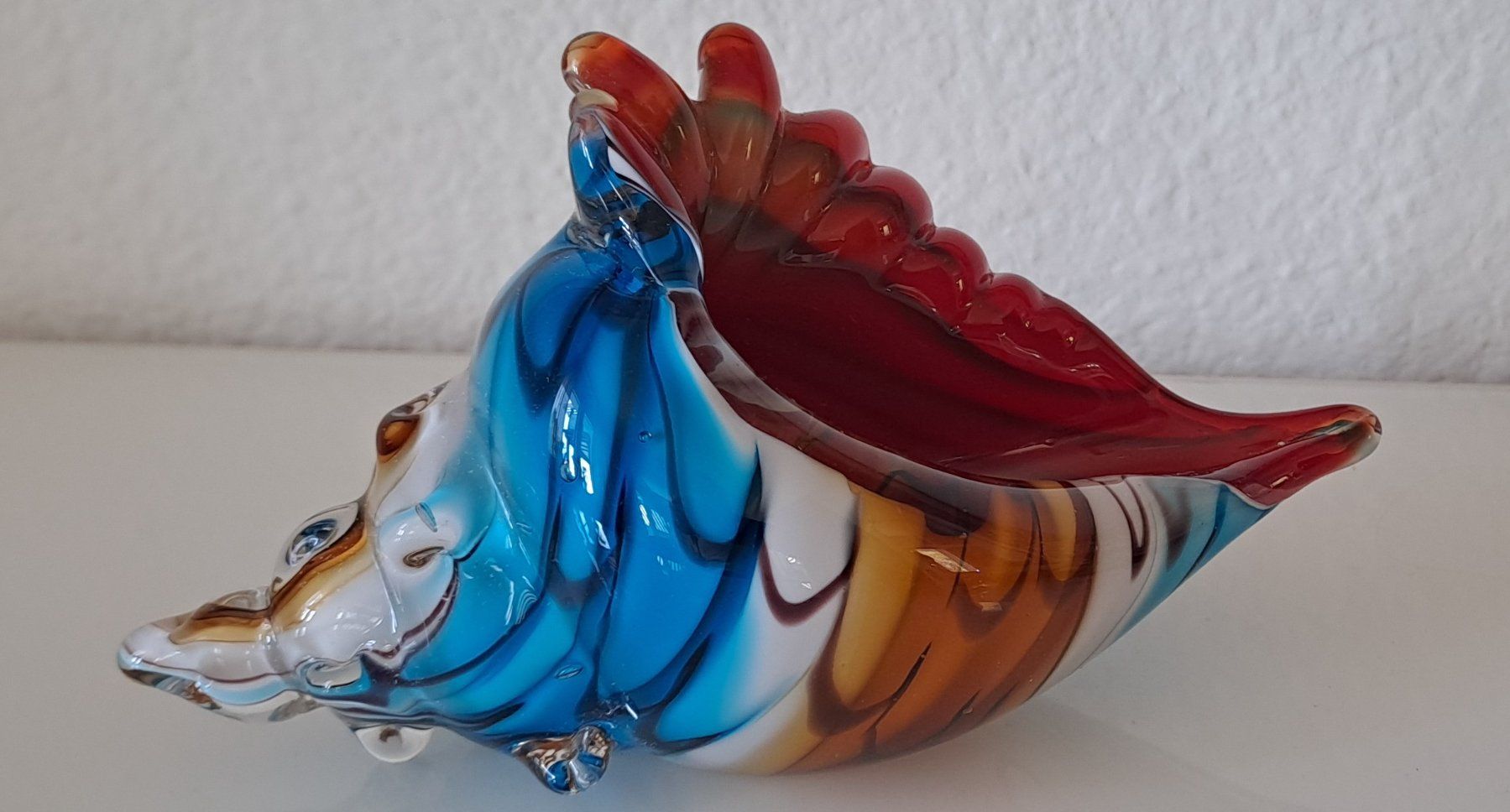 Murano Figuren: Wunderschöne Muschel aus Muranoglas – Gebraucht aus Wallisellen von monbijoux009 2