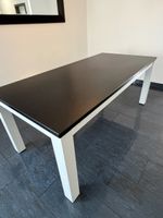 Exklusiver Granit-Esstisch – Schwarz matt – 190 × 90 cm 
