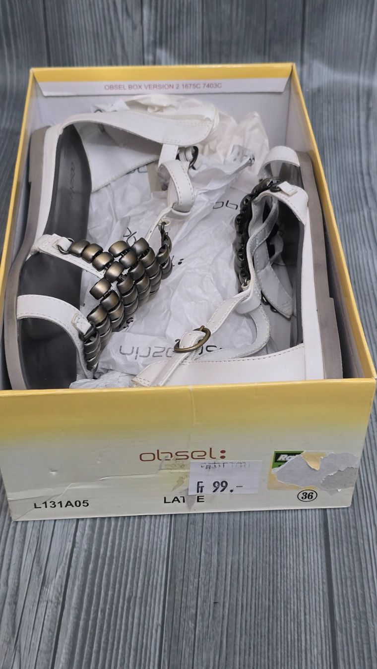 Damenschuhe: Obsel Sandalen - 36 - Ethno / Gladiator Look – Neu (gemäss Beschreibung) aus Thalwil von VitaMini 6