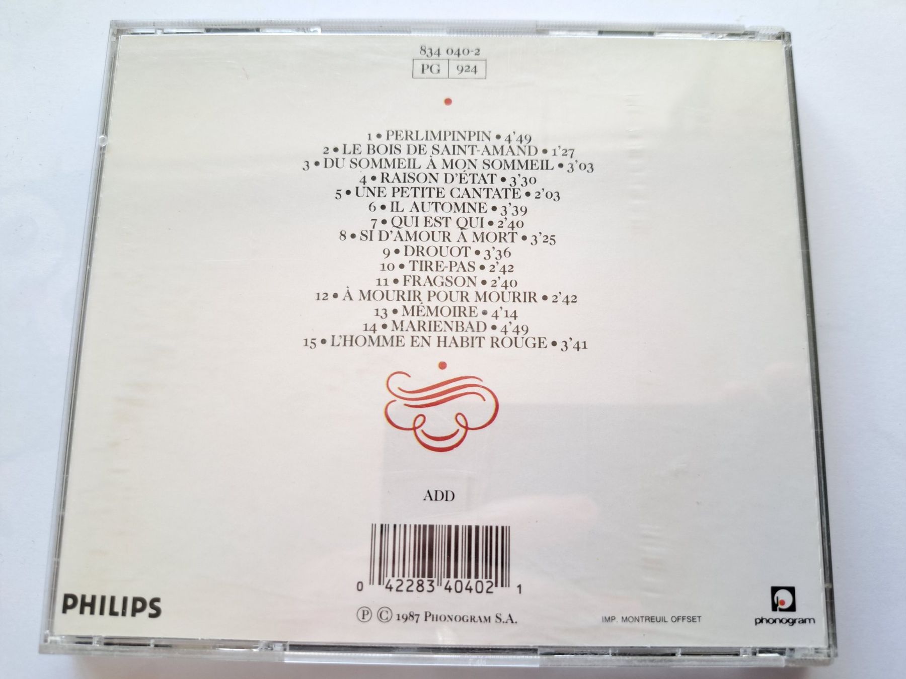 CD: CD Barbara - Châtelet 87 volume 1 – Usato da Pully venduto da bro_n52j 2