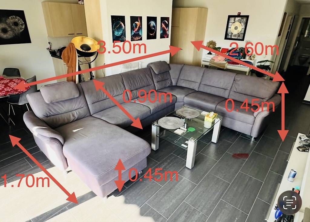 Sofas: Sofa gross + elektronisch verstellbar – Gebraucht aus Seengen von Daxko 4