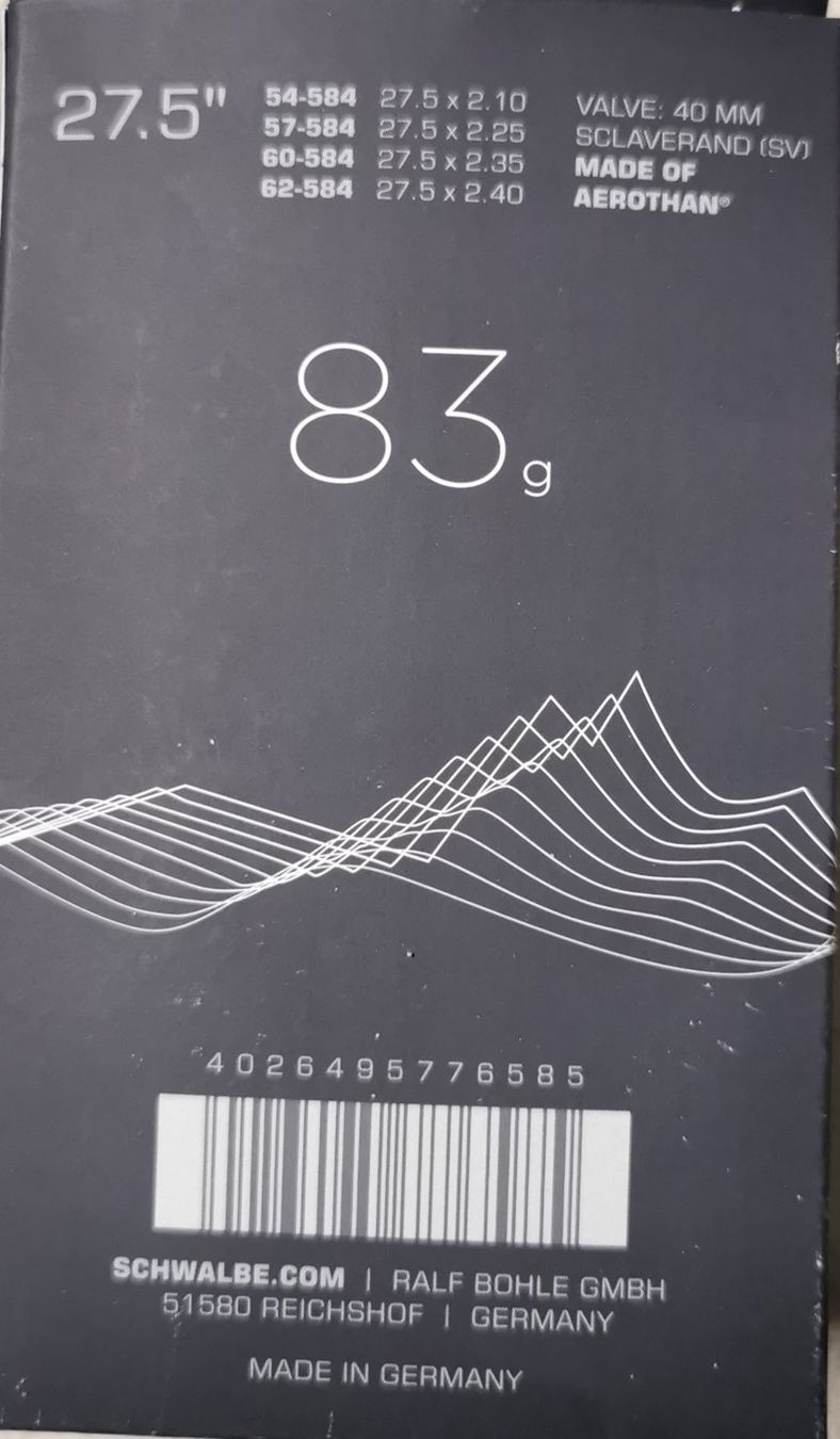 Pezzi di ricambio: Schwalbe Aerothan Schlauch MTB 27.5" – Nuovo e nell'imballaggio originale da Rüti ZH venduto da rolf_2hhh 1