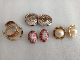 Schöne Vintage und Schmuck Konvolut Gold-Silber Farbe