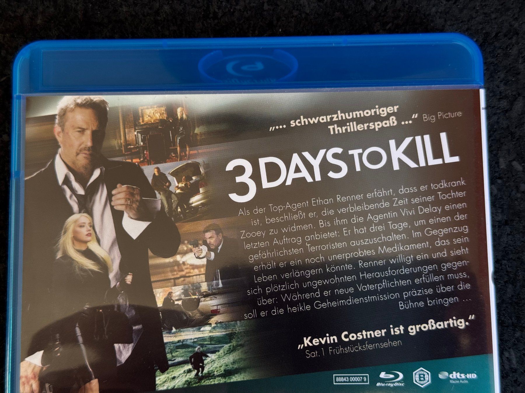 Tutti i DVDs: 3 Days to Kill Blu-ray Disc DE/EN – Usato da Fribourg venduto da tschjoly 2