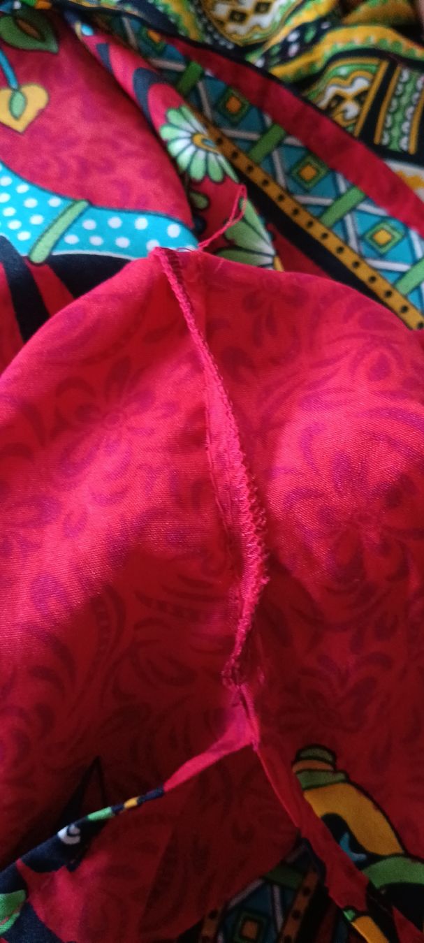 Tuniken: Red Dashiki Tunic African Print Size M  – Neu (gemäss Beschreibung) aus Zürich von cat_9cvz 5