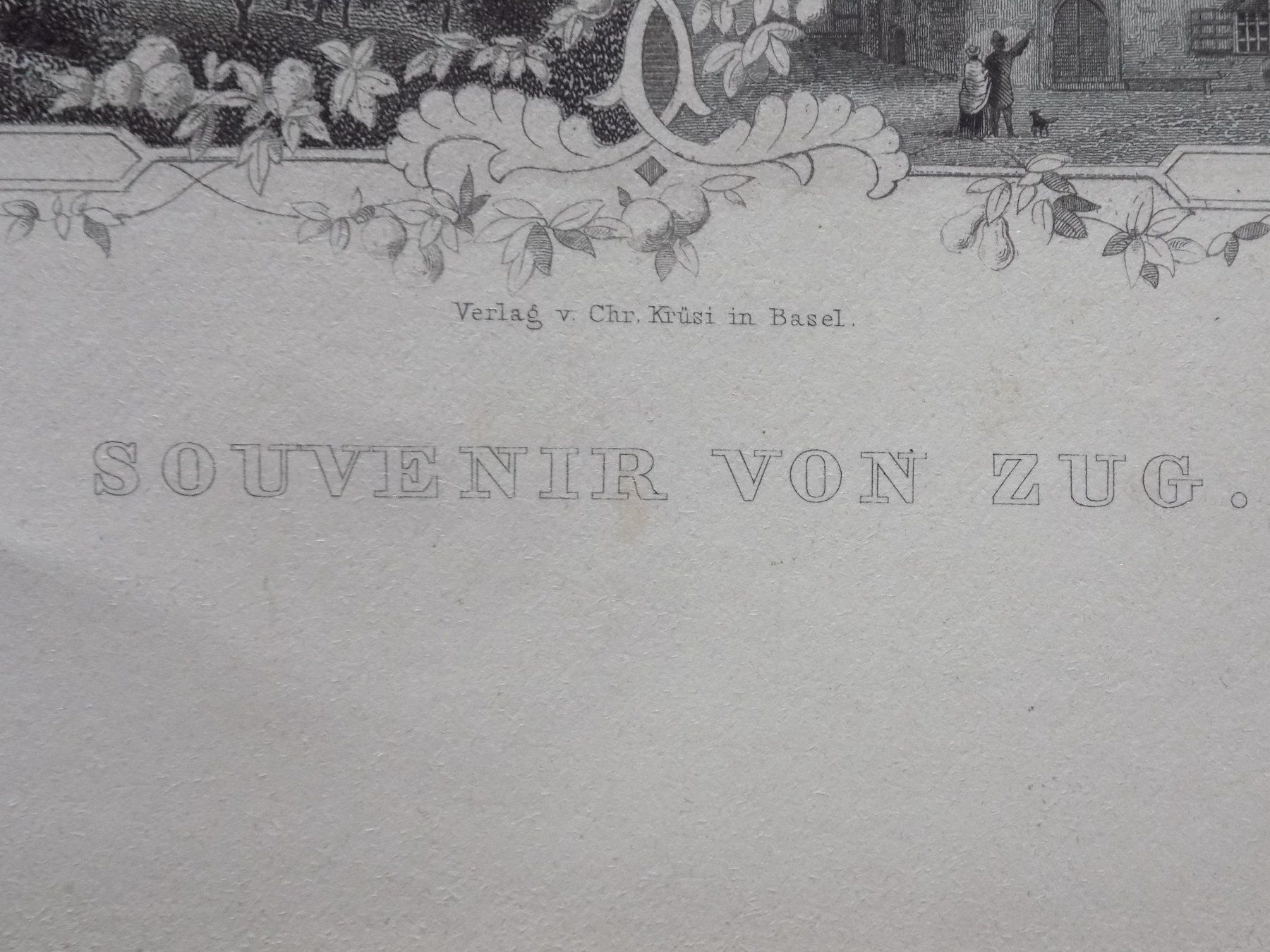 Gravures: Souvenirblatt Zug – D'occasion à Risch par Rischli15 2