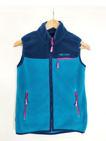 Trollkids Weste Fleece Gr. 140