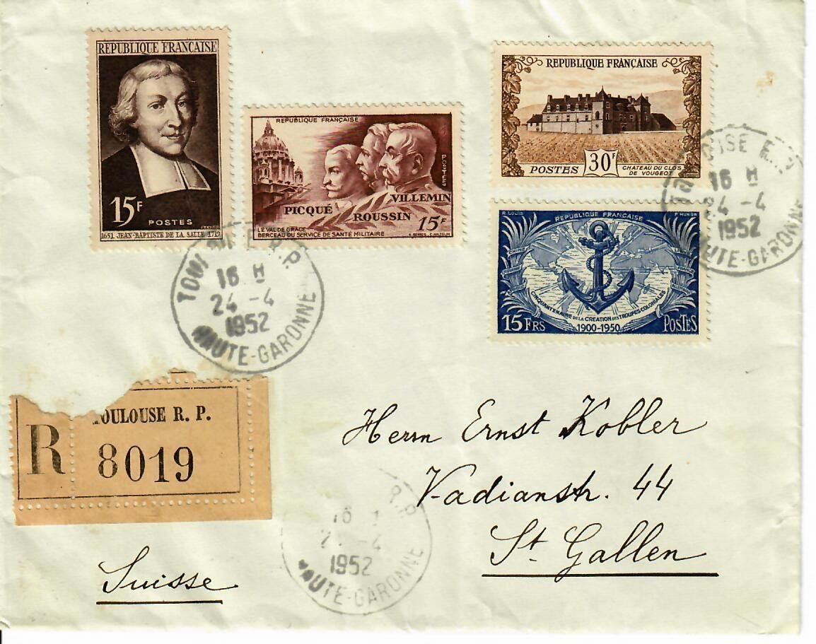 Tous les timbres: Brief, Frankreich – D'occasion à Hochdorf par Ziegel-16