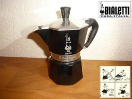 BIALETTI Mokkakanne Kaffee Espressokocher 4 Ex Tassen