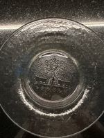 Glas Hergiswil Schale handgefertigt mit Kuhmotiv guter Zusta