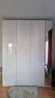 Kleiderschrank weiss mit Spiegeltuer