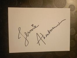 Jennie Abrahamson - SWE Sängerin - handsigniert
