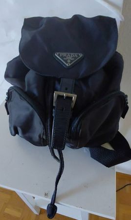 Prada Mini Rucksack Schwarz Nylon