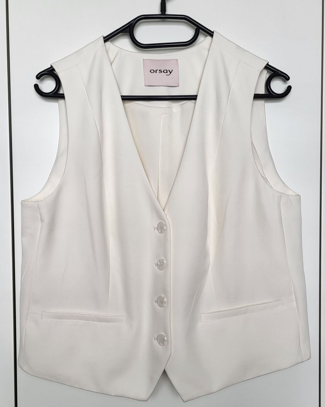 Orsay Tops: ORSAY Blazer-Top, creme, 42 – Gebraucht aus Münchenstein von Trinity