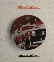 Ford Mustang Wanduhr Tischuhr Oldimer Amerikaner USA