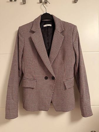 Mango Blazer Hahnentrittmuster Grösse 36