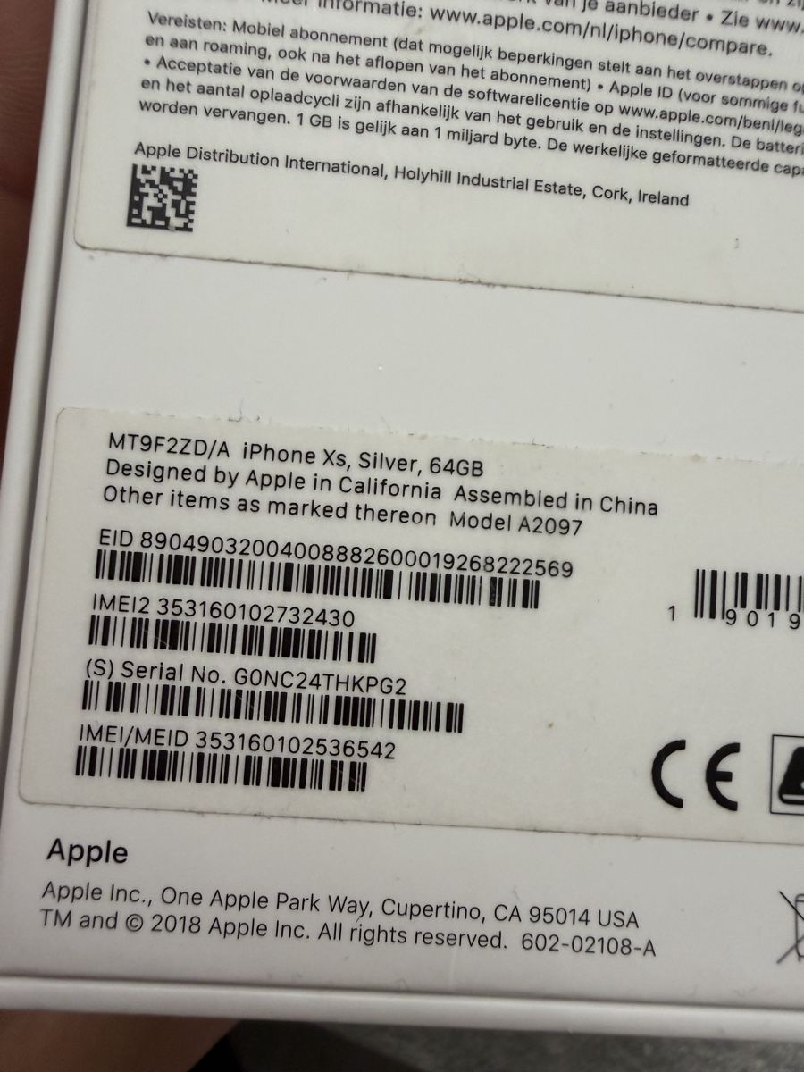 Apple Handys / Smartphones: Apple iPhone XS 64GB Silber  – Gebraucht aus Herzogenbuchsee von ioa_zcm6 1