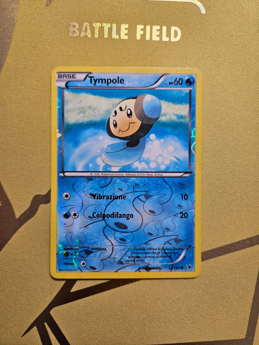 Pokémon Carte collezionabili: Noble Victories - Tympole – Usato da Bellinzona venduto da Pokemarco