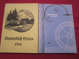 Heimatbuch Meilen, 2 Stück, 1962 & 1966