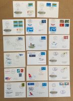 16 Flugpostbriefe und eine Karte Schweiz und UNO 1963 - 1975