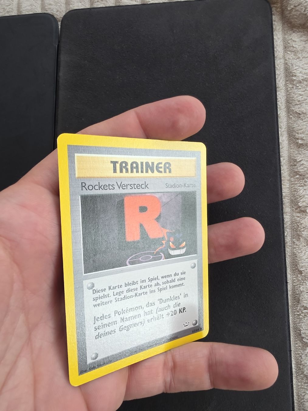Pokémon Carte collezionabili: Pokemon Trainerkart ROCKETS VERSTECK Neo – Usato da oberbuchsiten venduto da thug4 1
